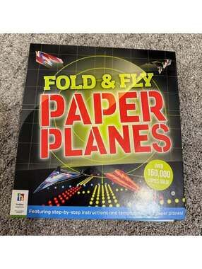 Hinkler Fold & Fly Paper Planes Book NEW